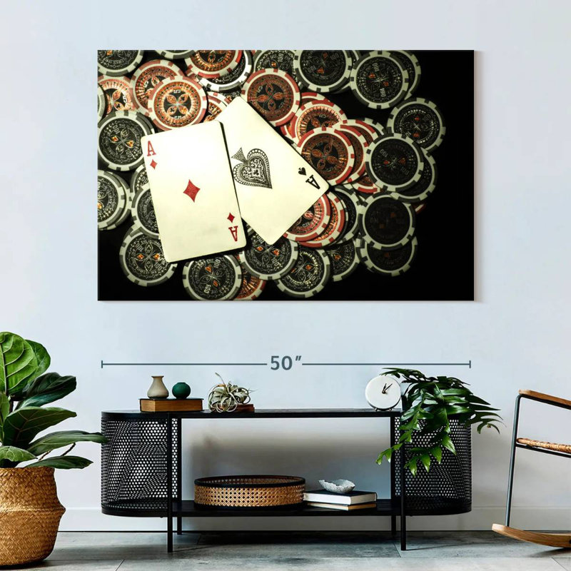 Senne Poker Ace High, H 34 po x l 51 po