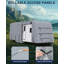 Travel Trailer Cover, 4 Layers Heavy Duty Motorhome Cover Caravan Cover, Windproof & Waterproof & Anti-UV, for Trailer RV-117250487