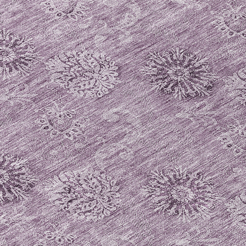 Leis Floral Indoor / Outdoor Rug, Round 8'