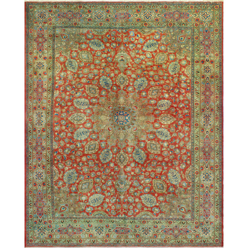 Khusbu Distressed Geraldin Rust Rug