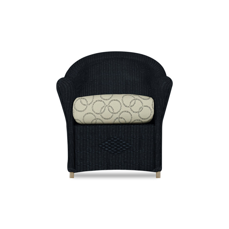 Reflections Outdoor Dining Armchair, Ebony, Remy Pebble