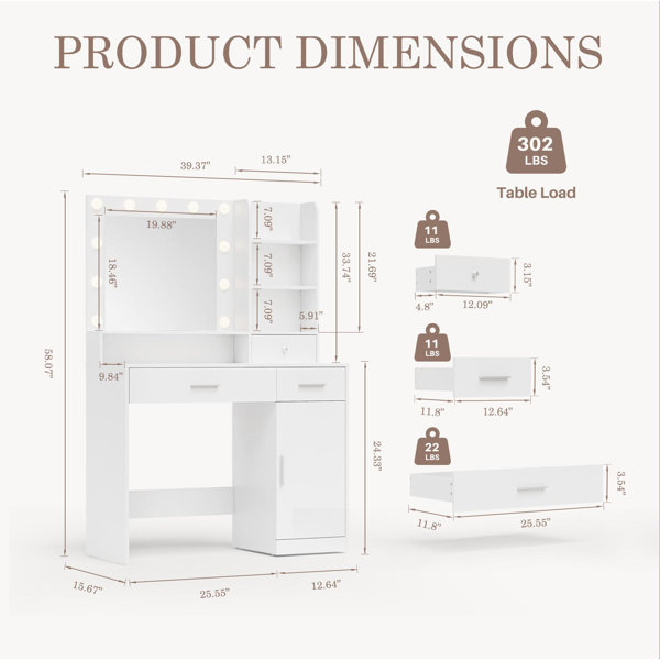 Dimensions du produit