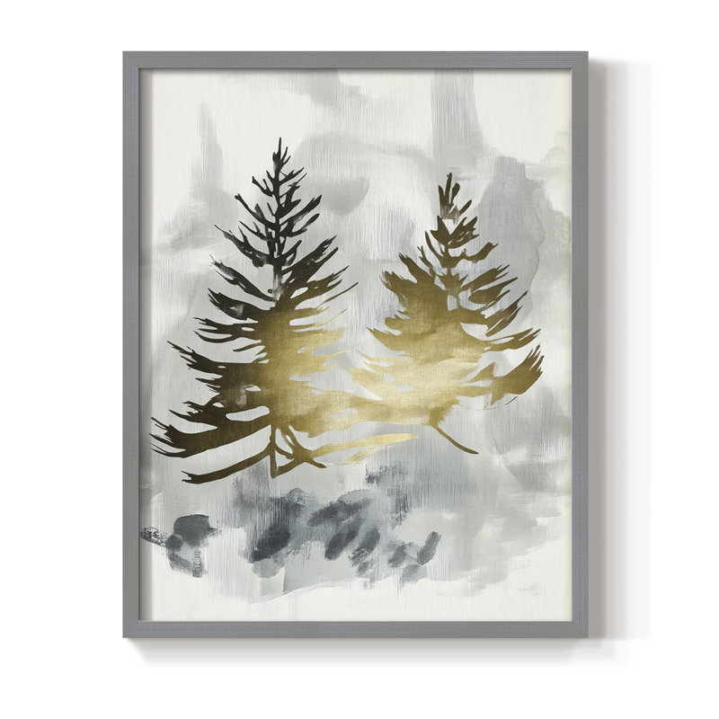 Framed Print - Solid Wood, Gris, H 30 po x l 24 po