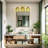 3-Light Dimmable Vanity Light With Green Vintage Floral Tulip Glass Shade-1613618705-1621264806