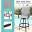 Chaises de bar pivotantes pour patio-1896513998