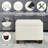 Akifa 21.50" Wide Leather Rectangle Storage Ottoman-82950516
