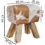 Osier Solid Wood Accent Stool
