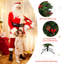 Sapin de Noël artificiel 7,5 'avec 350 lumières claires/blanches pré-éclairé-945341062