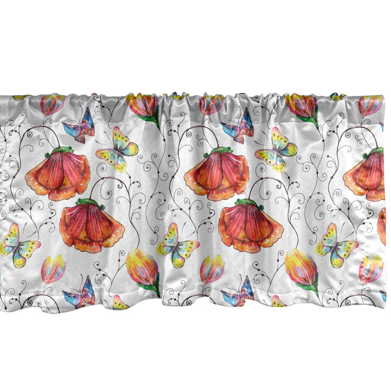 Multicolore cantonnière Ambesonne, L 54 po x L 18 po