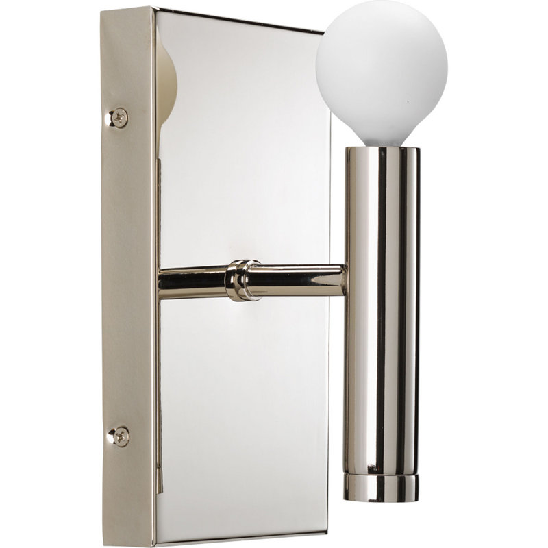 Manasi Dimmable Bath Sconce, Polished Nickel