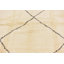 Tapis en laine beige noué la 6 pi 7 po x 9 pi 8 po one-of-kind Stehouse