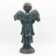 Statue de jardin enfant ange lisant un livre en magnésium-992640059