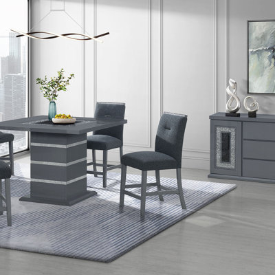 Zamorion DARK GREY BAR TABLE