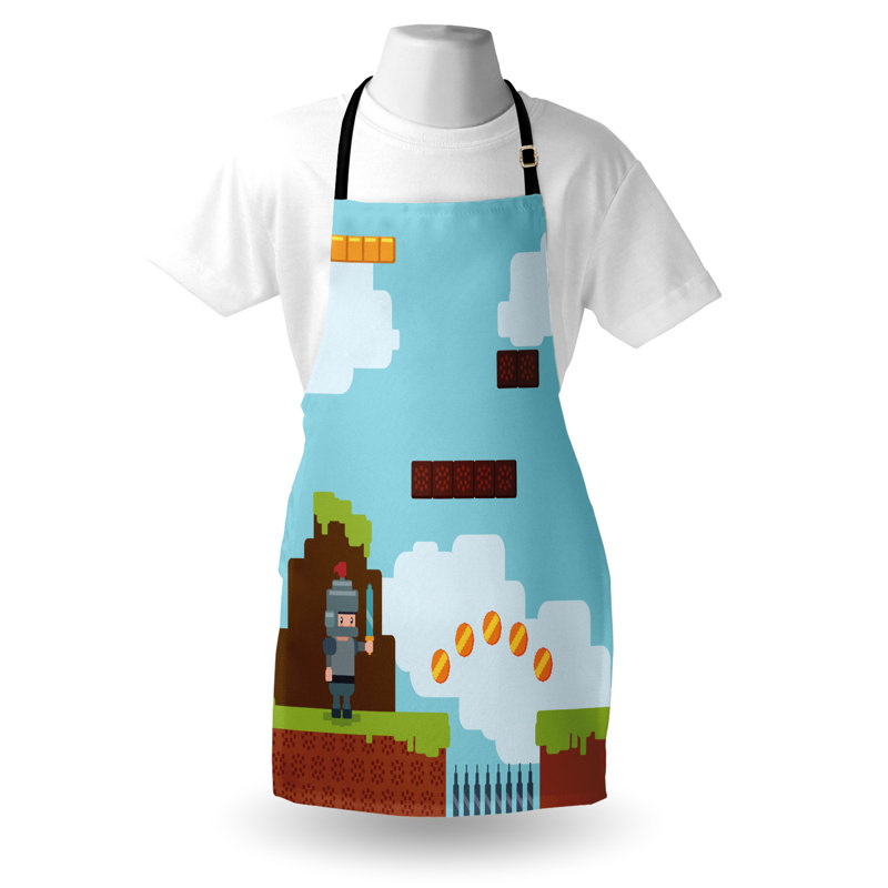 No Pattern Bib Apron