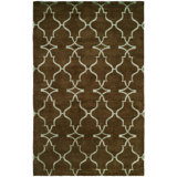 Farooqnagar Damask Area Rug in Brown