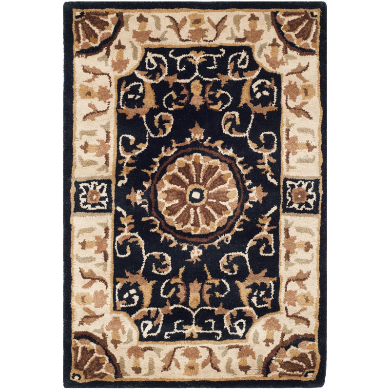 Tapis oriental en laine noué à la main Atlasburg, Rectangle 2 pi x 3 pi