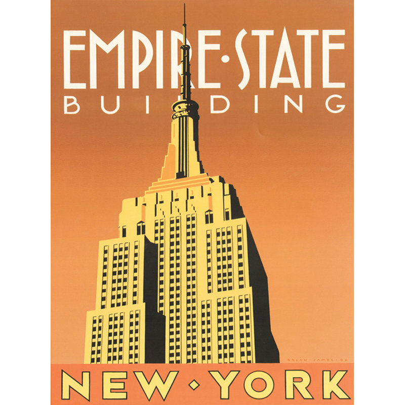 Empire State Building MCG-J403, H 18 po x l 13 po