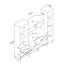 Armoire polyvalente moderne, blanche, 86,6 x 78,1 x 15,7 pouces | Panneau de particules 100% mélamine de qualité E1, épaisseur: 0,7 pouce | Conception élégante pour un rangement élégant à la maison et au bureau, durable et élégante