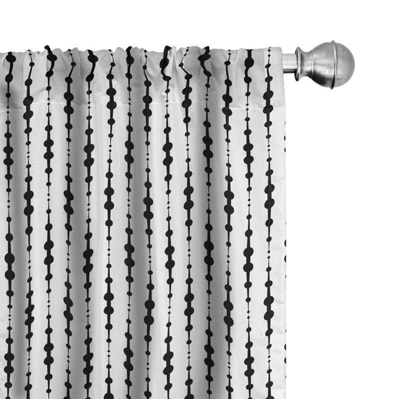Semi-Sheer Rod Pocket Sliding Panel, 28" x 84"