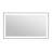 Dokes Black Framed  LED  Bathroom Vanity Mirror passed ETL-623632002