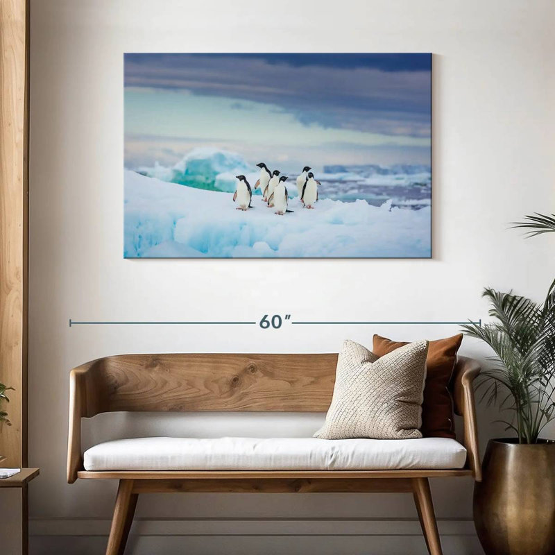 Pingouins adorables de Brampt, H 30 po x l 45 po