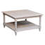 Solid Wood Four Leg Coffee Table with Storage