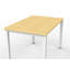 Pinkert Rectangle Height Adjustable 120cm L Modular Training Table with Cable Management-279424416-279216448