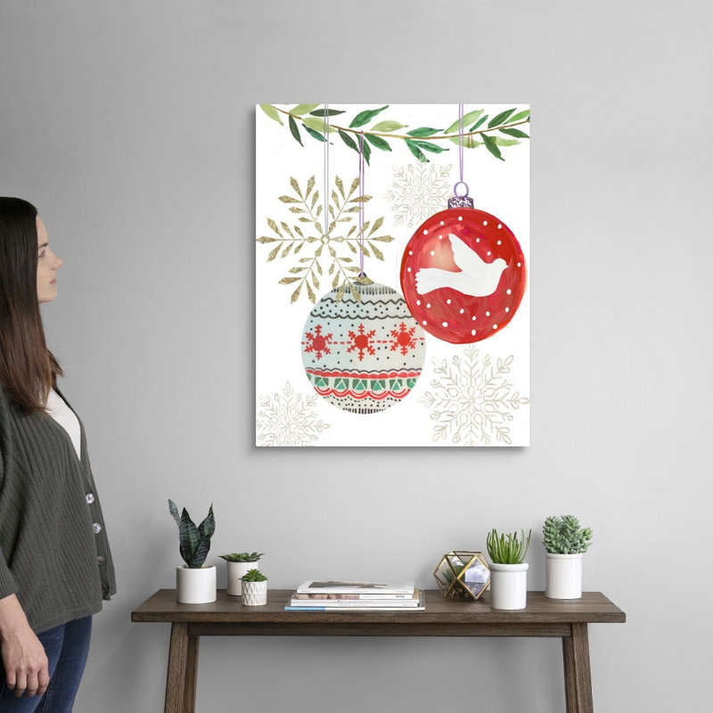 Décorations pendantes II-reproduction d’art sur toile, Toile tendue, H 30 po x l 24 po x P 1,25 po