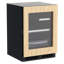 Marvel Appliances 5.5 Cubic Feet Convertible Mini Fridge with Wood/Glass Door