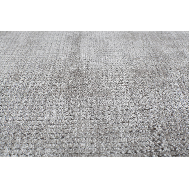 Tapis décoratif gris Touffeté à la main, Rectangle 2 pi x 3 pi