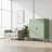 32" Sage Green Accent Cabinet | Industrial Metal Storage | Gift Idea-259517321