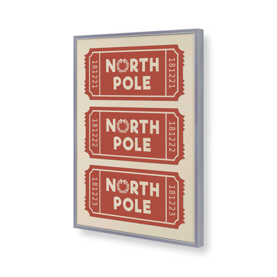 «Santa's Boarding Pass», reproduction d'art