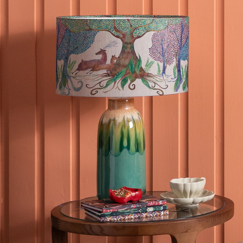 Willow Woods Ceramic Table Lamp