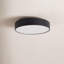 Musa 8-in Black dimmable LED Flush Mount-2004629524