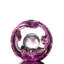 Crystal Water Flow Feng Shui Sculpture In Violet