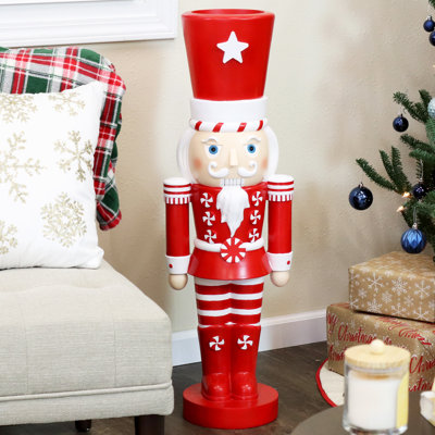 Alfonso The 36" Noble Nutcracker Polyresin Christmas Statue