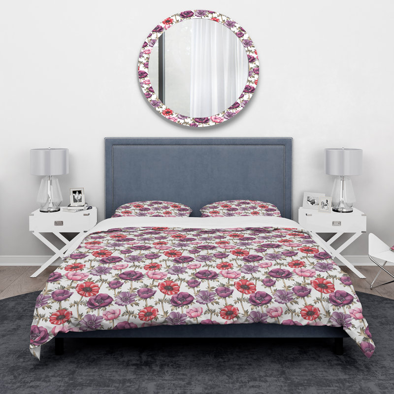 Ensemble de housse de couette traditionnelle, Housse de couette très grand + 2 taies décoratives