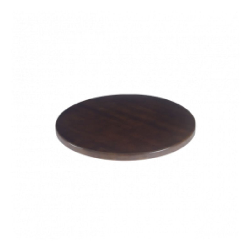 Plateau de table rond en chêne massif 36 po, noyer, Noyer, 36 po