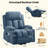 Power Lift Recliner Chair for Elderly, Electric Fabric Recliner with Heat & Massage Function, USB Charging Port, Side Pocket and Remote Control for Living Room-361299326