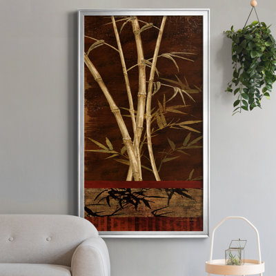 Bamboo Garden II - Peinture sur toile encadrée