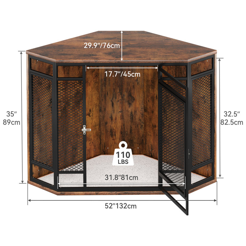 Meuble de niche pour chien 52 po