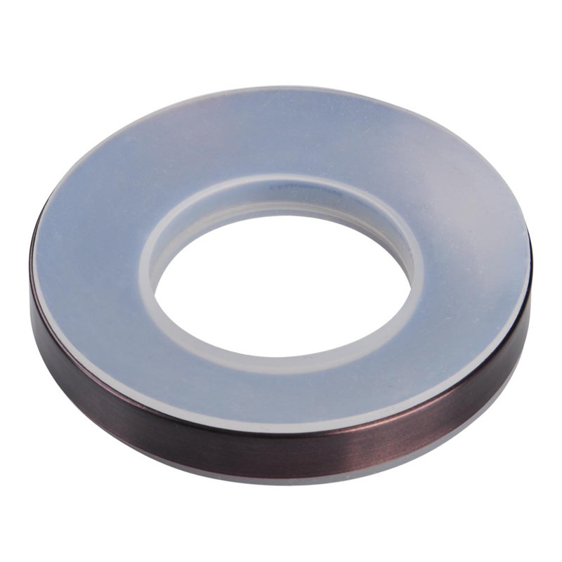 Espaceur à anneau de montage en plastique ABS de 3 po pour drain de cuve en verre Aquaterior, Bronze huilé