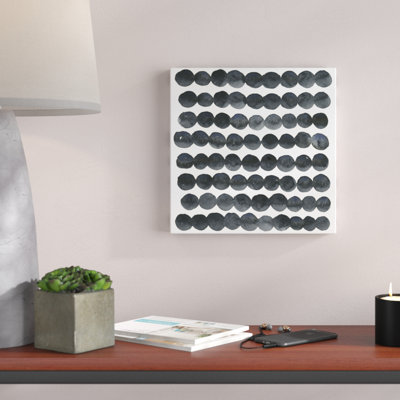 Blue Grey Balance I by Emma Scarvey - Wrapped Canvas Painting