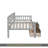 Twin-Size Pine Wood Daybed With Two Storage Drawers, Sofa Bed With Bed Platform Of 10 Support Slats,-1038426656