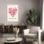Art mural abstrait fantaisiste You Are Love-129021925