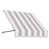 Gray/White Stripe