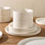 Service de table 24 pièces Star Porcelain, blanc laiteux-1393914244
