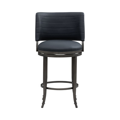Tabouret de bar pivotant à hauteur de comptoir Conwell
