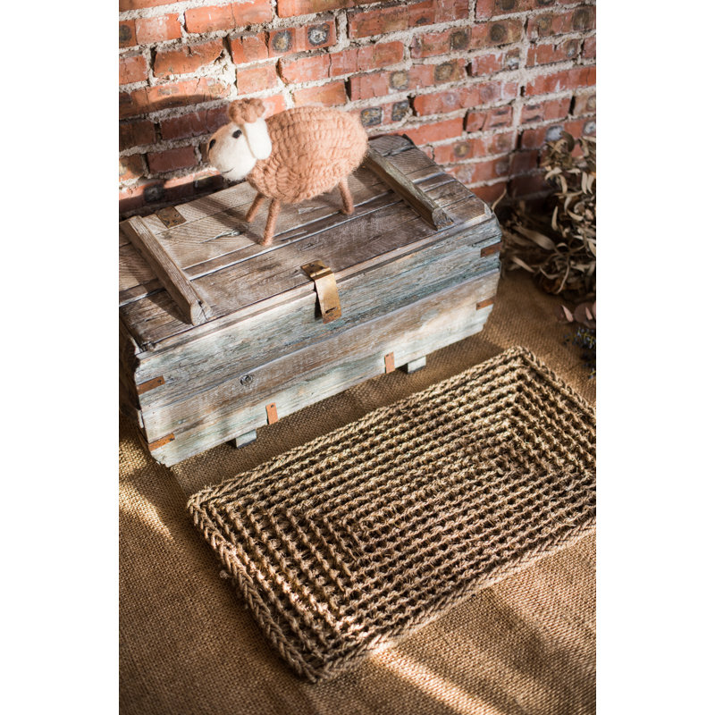 Tapis de porte extérieur antidérapant Speights, Rectangulaire : 1 pi 4 po x 2 pi 4 po