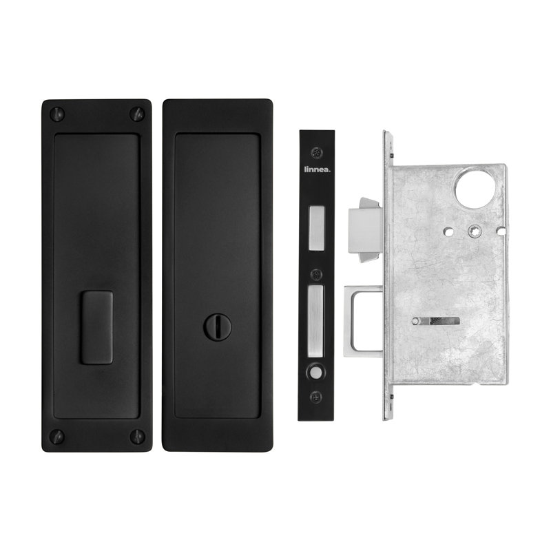 Stainless Steel Pocket Door Hardware, Satin Stainless Steel